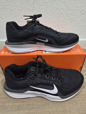 Nike Air Winflo 11 Black Cushlon Running Shoes - Lightweight Support 8.5M/ 10W